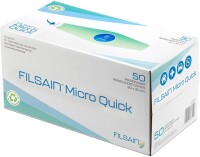 Mikrofasertuch "in de BOX" 50 Stück blau/grau